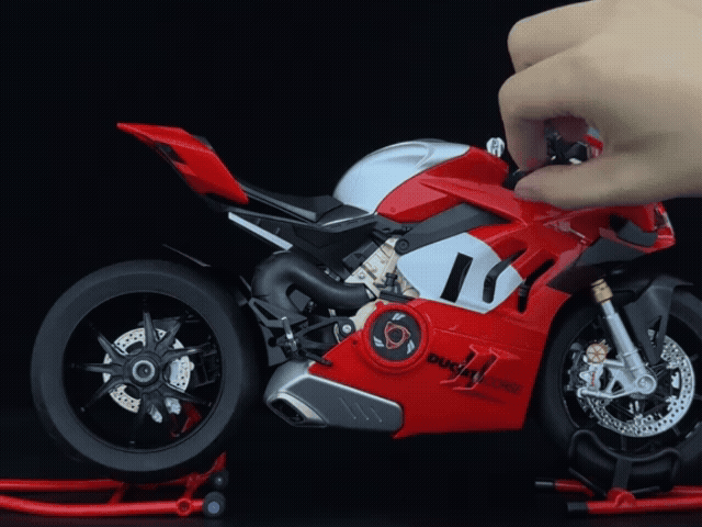 V4s Toy Motorcycle Diecast Metal Model 