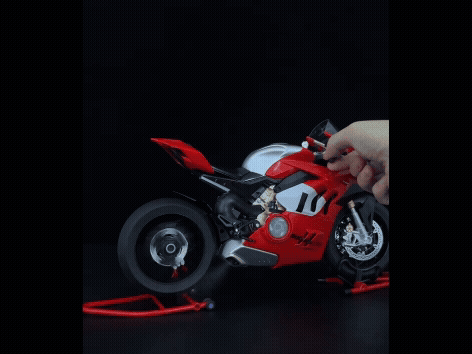 V4s Toy Motorcycle Diecast Metal Model 