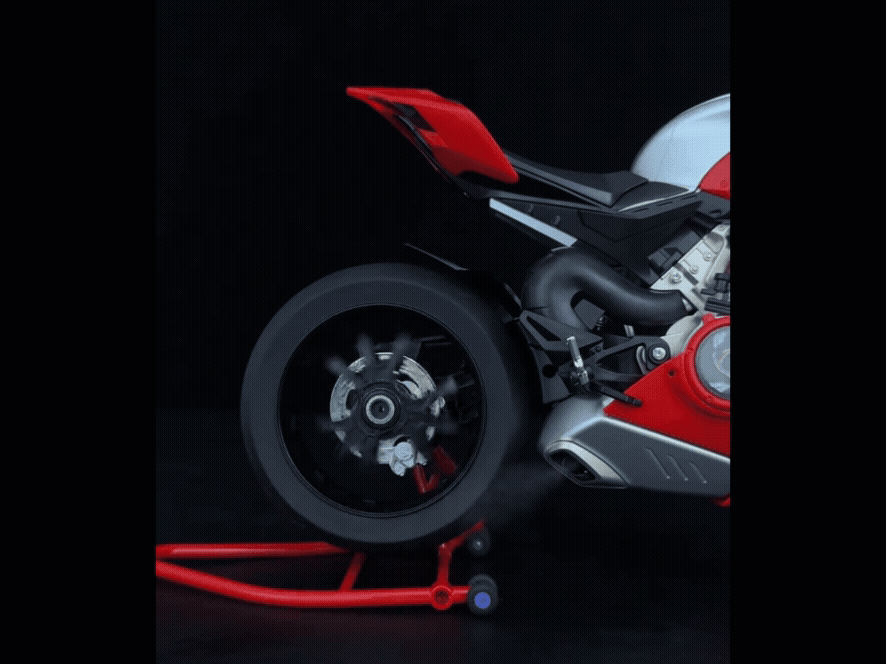 V4s Toy Motorcycle Diecast Metal Model 