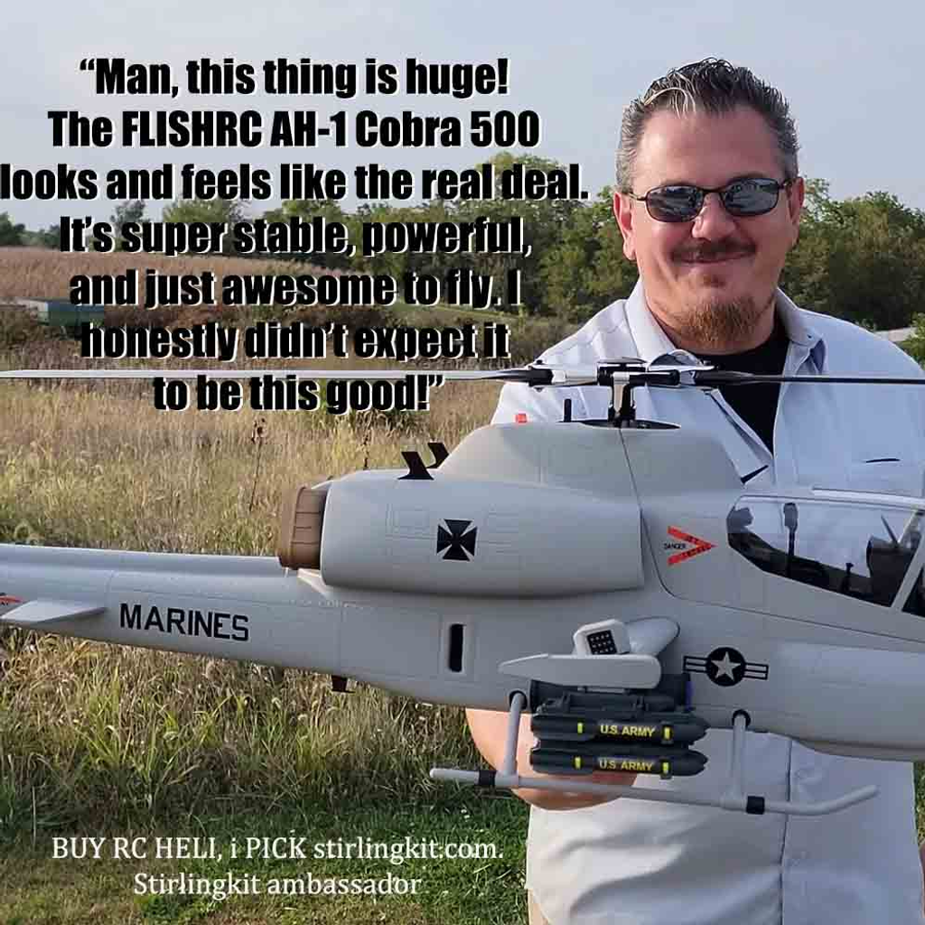 🔥 LIMITED TIME 50% OFF – FL500 AH-1 Cobra L7 Pro RC Helicopter | Almost Gone!